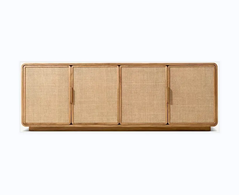 Armoire Autoire en bois massif 4 portes, collection armoires ELWOOD HOME