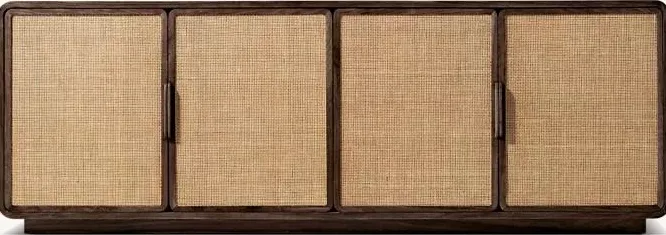 Armoire Autoire en bois massif 4 portes, vue 6 sur 6