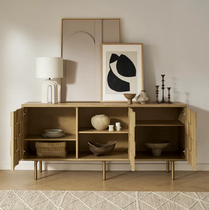 Armoire Auzat en bois massif, vue 4 sur 6