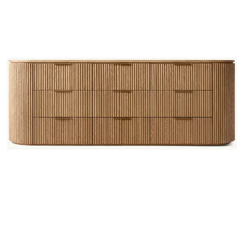 Armoire Bagnères en chêne blanc 9 tiroirs — armoires