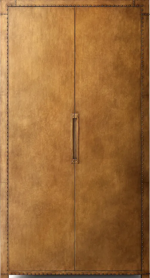 Armoire Banon en laiton, vue 3 sur 4