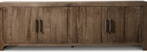 Armoire Barcelonnette en bois massif brun, vue 4 sur 6