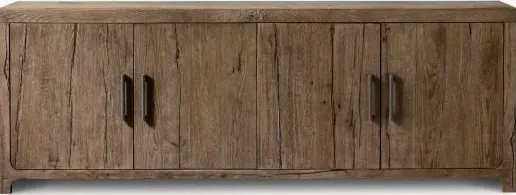 Armoire Barcelonnette en bois massif brun, vue 6 sur 6