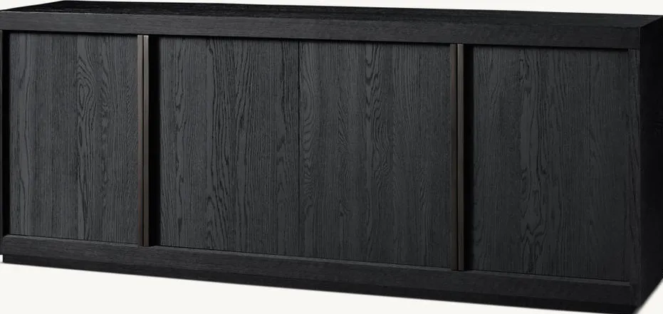 Armoire Bourg en placage de chêne, vue 5 sur 6