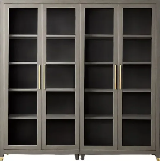 Armoire Cauterets en bois massif 4 portes, collection armoires ELWOOD HOME