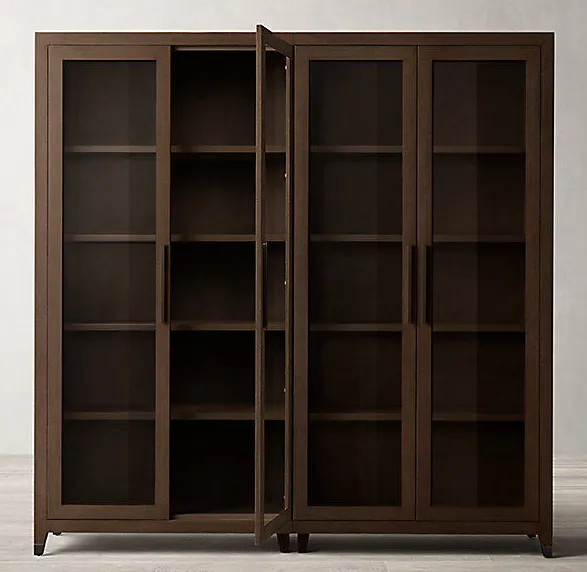Armoire Cauterets en bois massif 4 portes, vue 6 sur 6