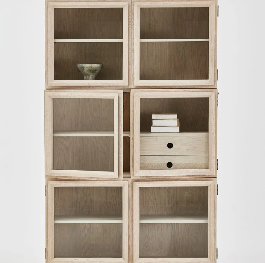 Armoire Cluny en chêne, vue 3 sur 4