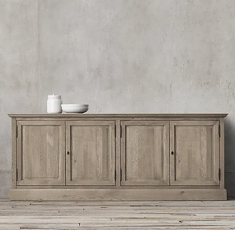 Armoire Duras en chêne blanc 4 portes — armoires