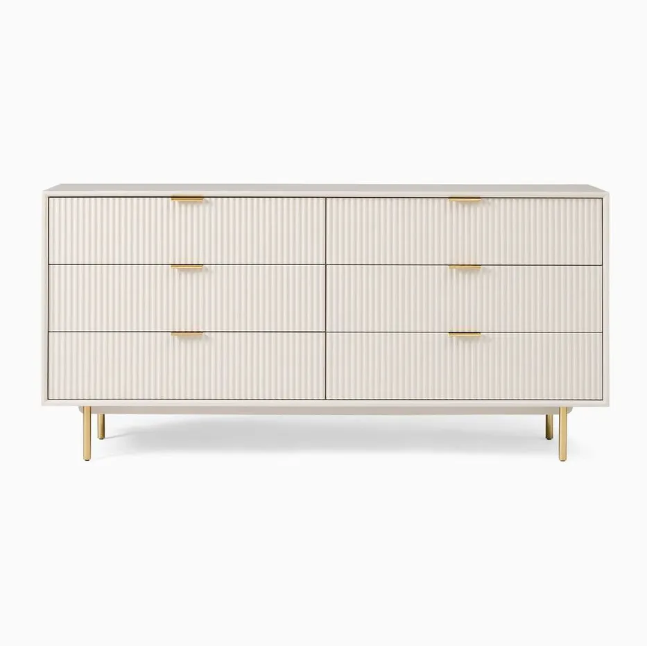 Armoire Estaing 6 tiroirs scandinave, vue 3 sur 6