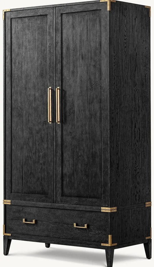 Armoire Eymet en bois massif, vue 3 sur 4