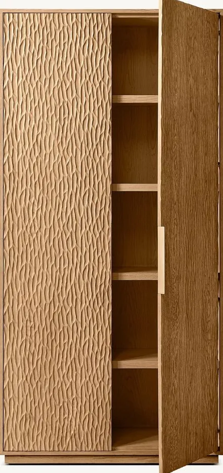 Armoire Hendaye en chêne blanc, vue 2 sur 5