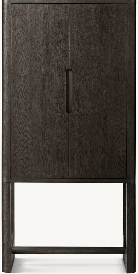 Armoire Lodève en bois massif, vue 2 sur 5