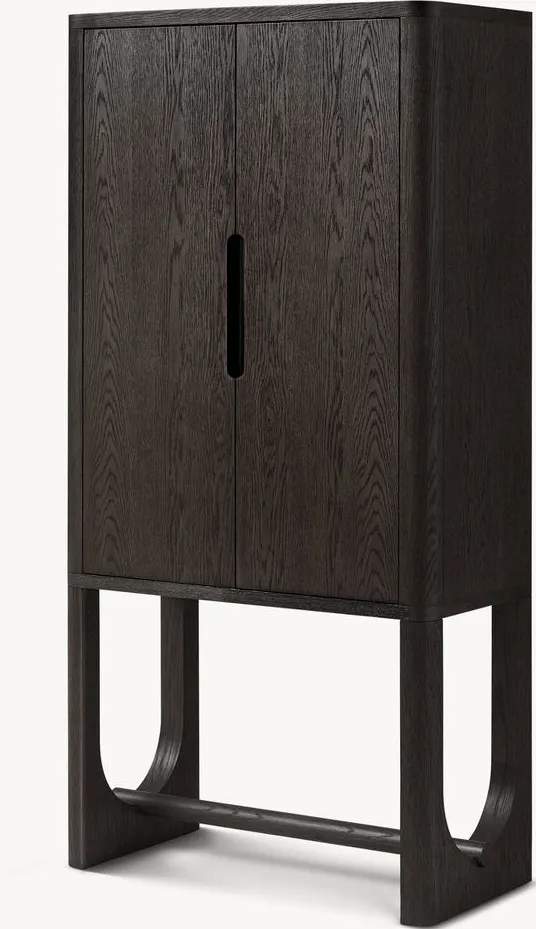 Armoire Lodève en bois massif, vue 3 sur 5