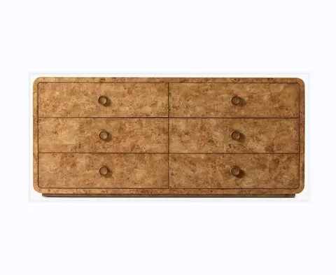 Armoire Lourdes en chêne 6 tiroirs — armoires
