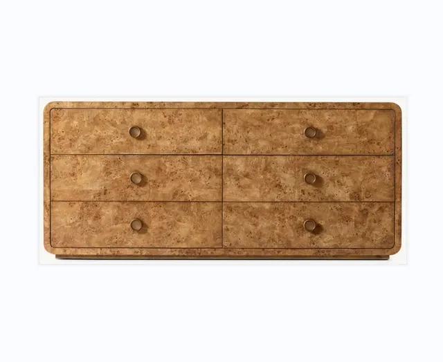 Armoire Lourdes en chêne 6 tiroirs — armoires