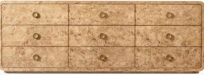 Armoire Lourdes en chêne 6 tiroirs, vue 6 sur 6