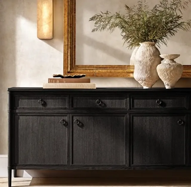 Armoire Luchon en chêne 4 portes — armoires