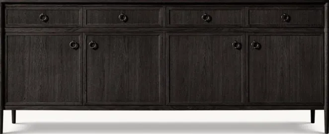 Armoire Luchon en chêne 4 portes, vue 2 sur 4