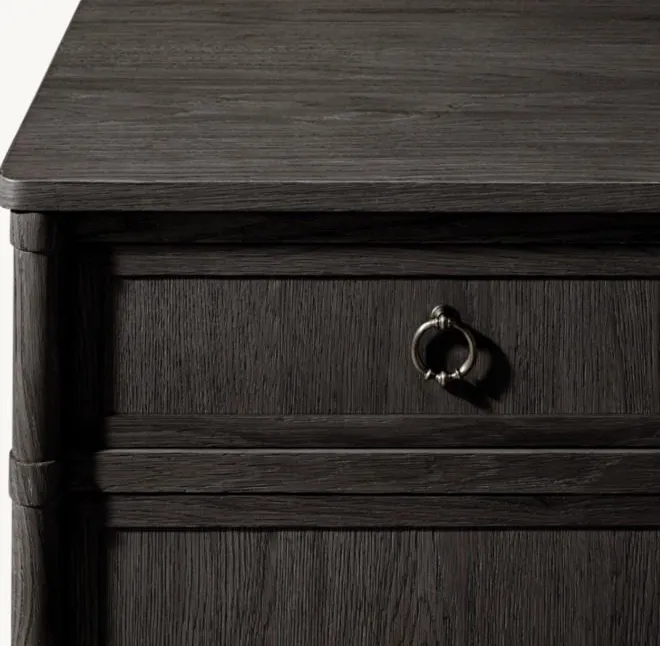 Armoire Luchon en chêne 4 portes, vue 4 sur 4