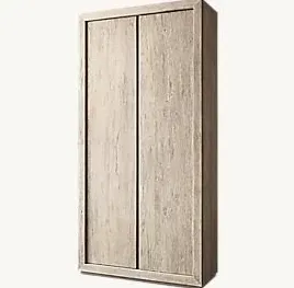 Armoire Moustiers en bois massif, vue 3 sur 5