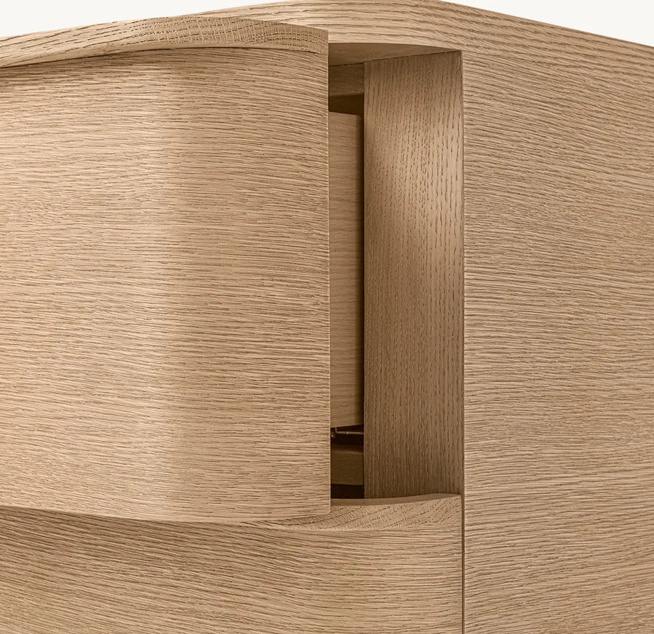 Armoire Olonzac en rotin, vue 3 sur 4
