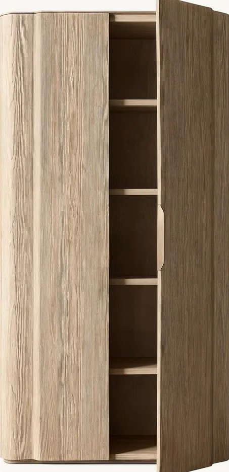 Armoire Pézenas en bois massif, vue 5 sur 6