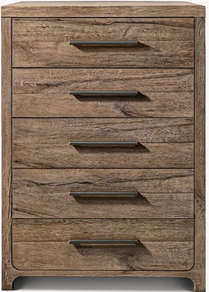 Armoire Salies en bois massif, vue 3 sur 5