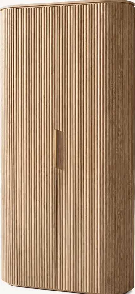 Armoire Saulieu en bois massif, vue 6 sur 6