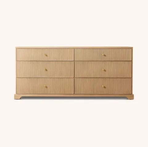 Armoire Seix en chêne 6 tiroirs — armoires