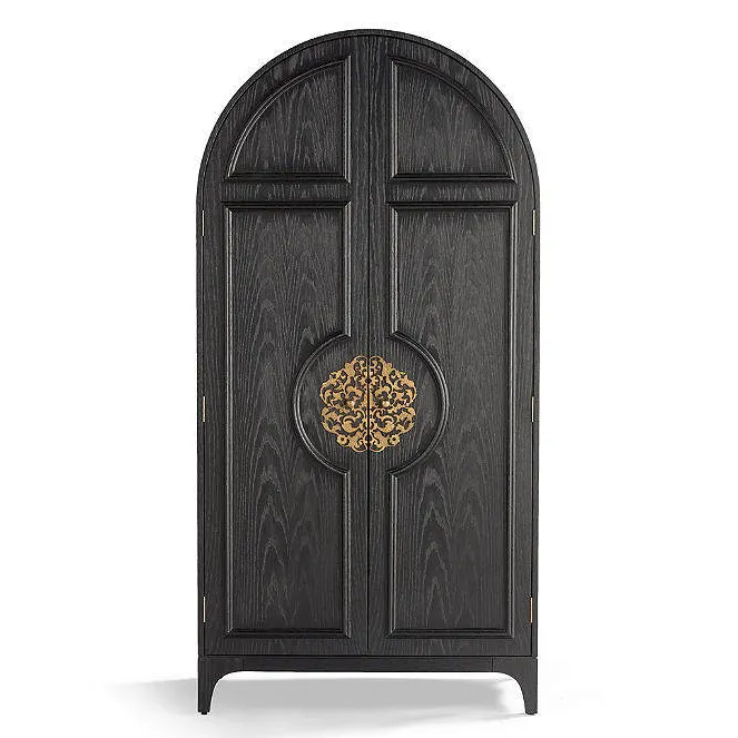 Armoire Sommières en placage de chêne, vue 5 sur 5