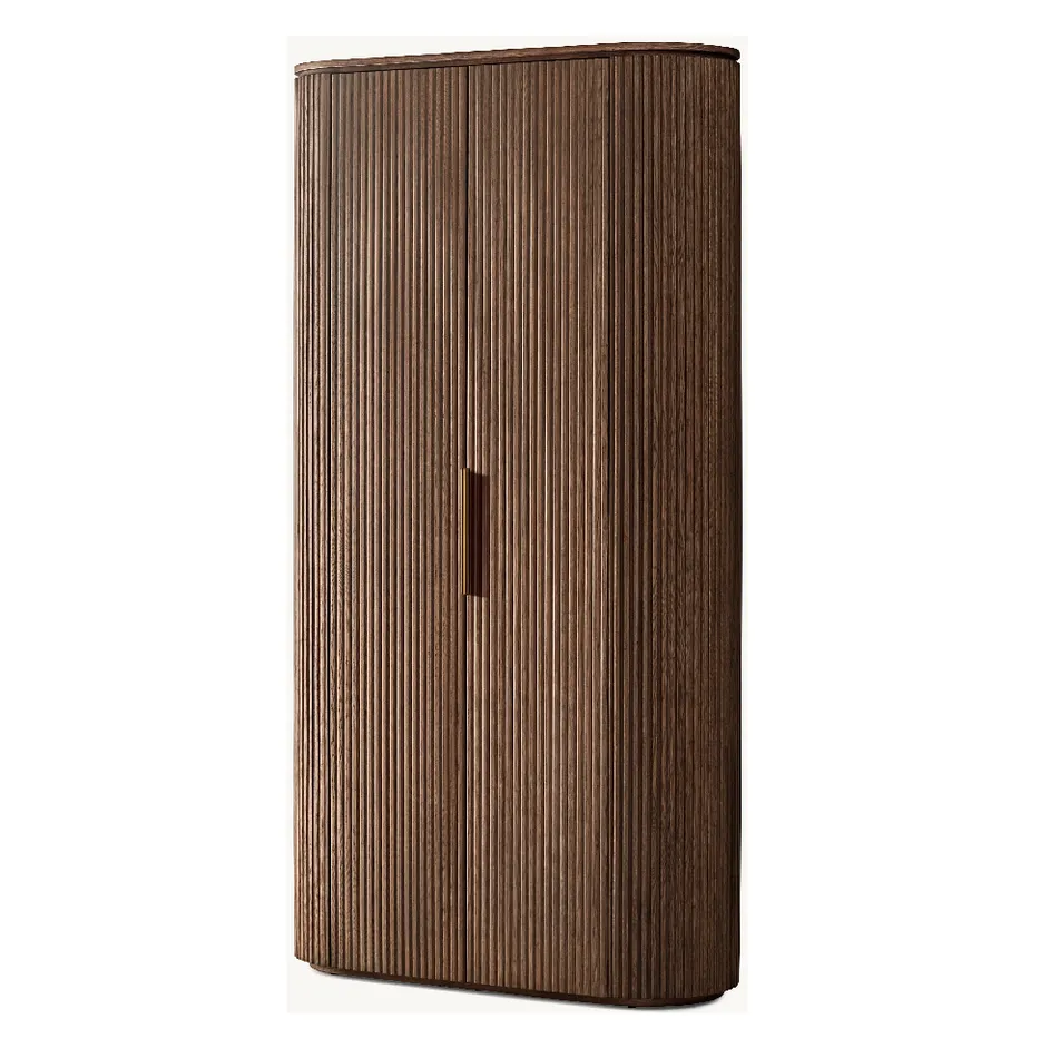 Armoire Tournus en chêne brun, vue 5 sur 6