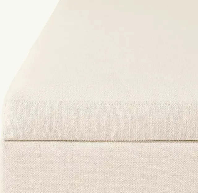 Banc Forcalquier en tissu et chêne — bancs