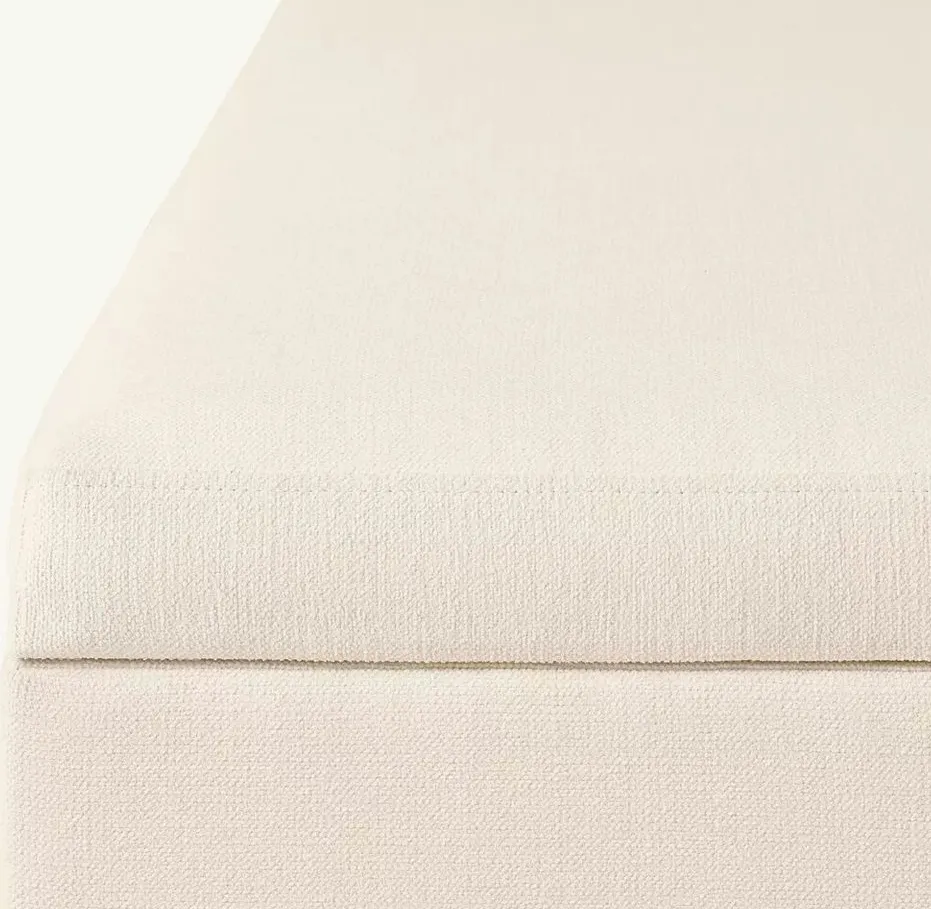 Banc Forcalquier en tissu et chêne, collection bancs ELWOOD HOME
