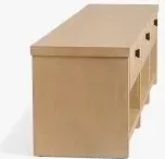 Banc Gordes en chêne 3 tiroirs, vue 3 sur 4