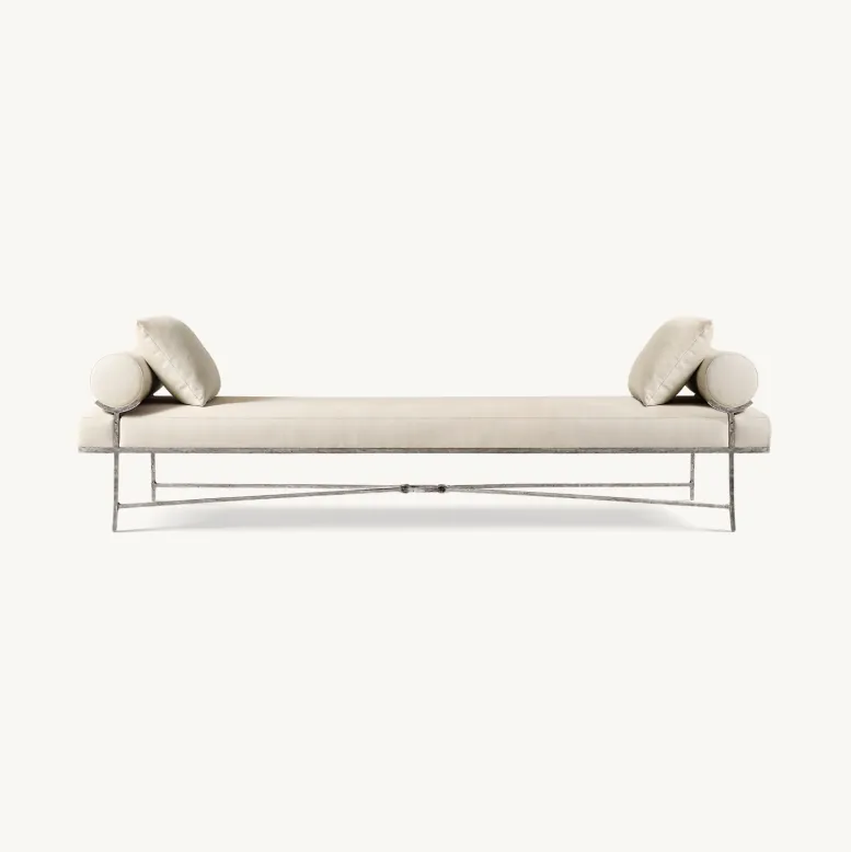 Banc Manosque en tissu, collection bancs ELWOOD HOME