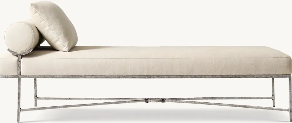 Banc Manosque en tissu, vue 2 sur 5