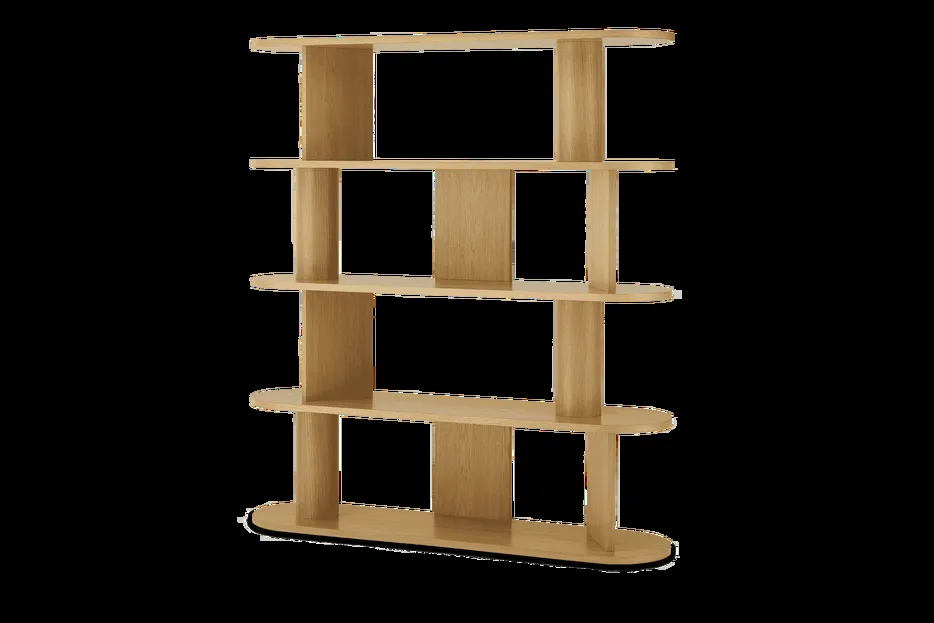 Bibliothèque Die en bois massif, vue 4 sur 6