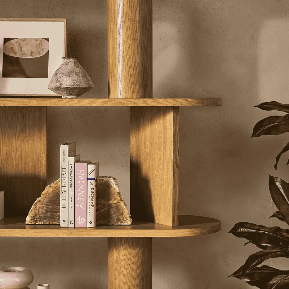 Bibliothèque Die en bois massif, vue 5 sur 6