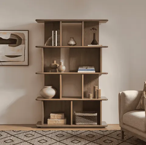 Bibliothèque Romans en bois massif — meubles de rangement