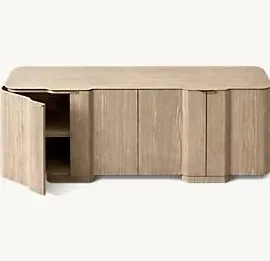 Buffet Coaraze 4 portes, vue 3 sur 5