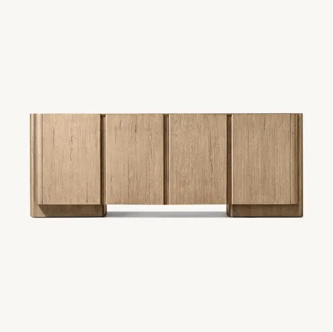 Buffet Duras en bois massif 4 portes — buffets
