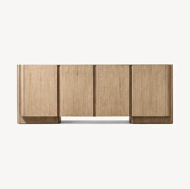 Buffet Duras en bois massif 4 portes — buffets