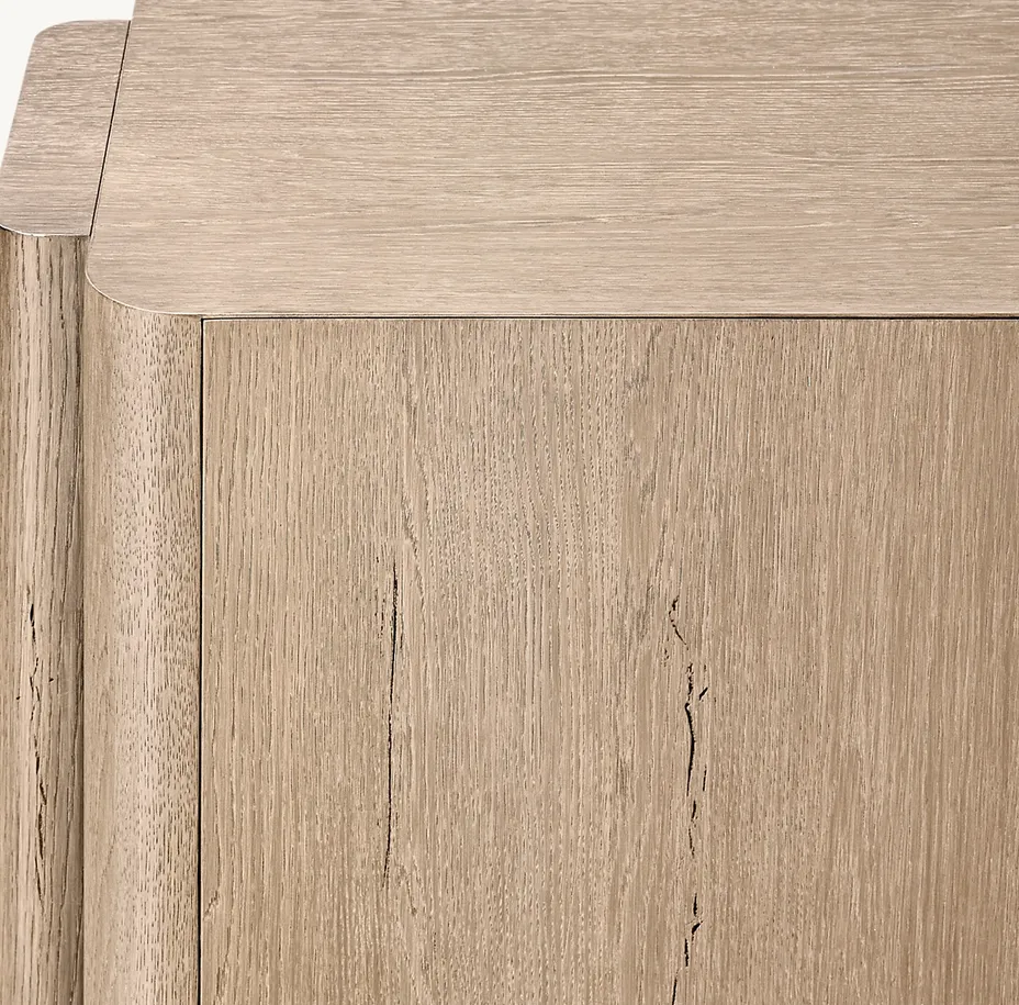 Buffet Duras en bois massif 4 portes, vue 4 sur 5