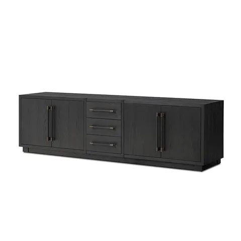 Buffet Èze en teck 7 portes — buffets