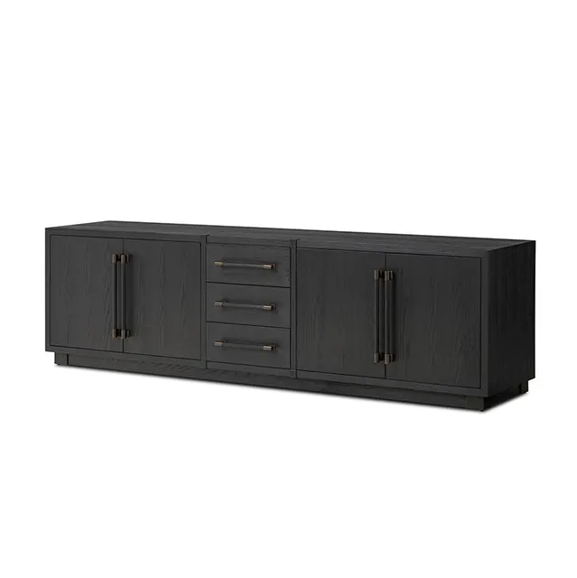 Buffet Èze en teck 7 portes — buffets