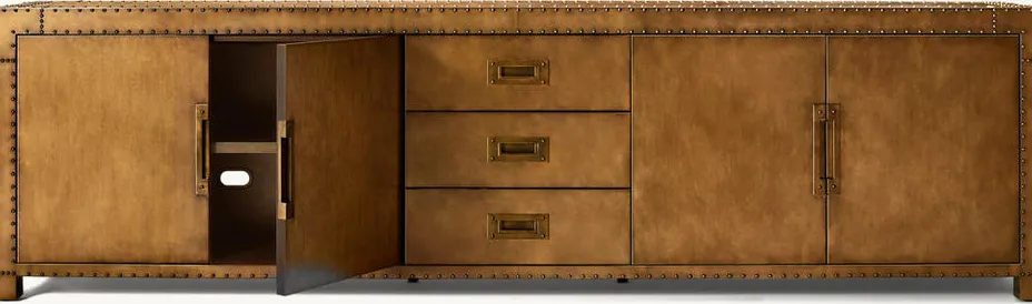 Buffet Foix en bois massif, vue 5 sur 6