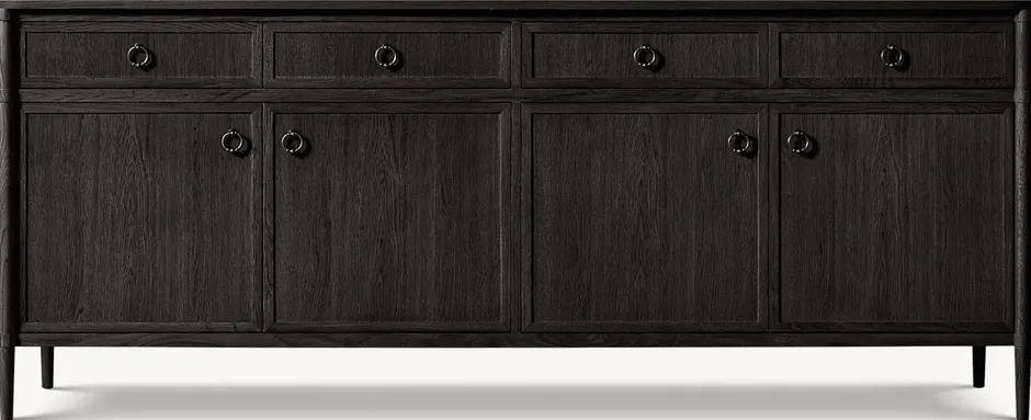 Buffet Grignan en chêne 4 portes, vue 5 sur 5