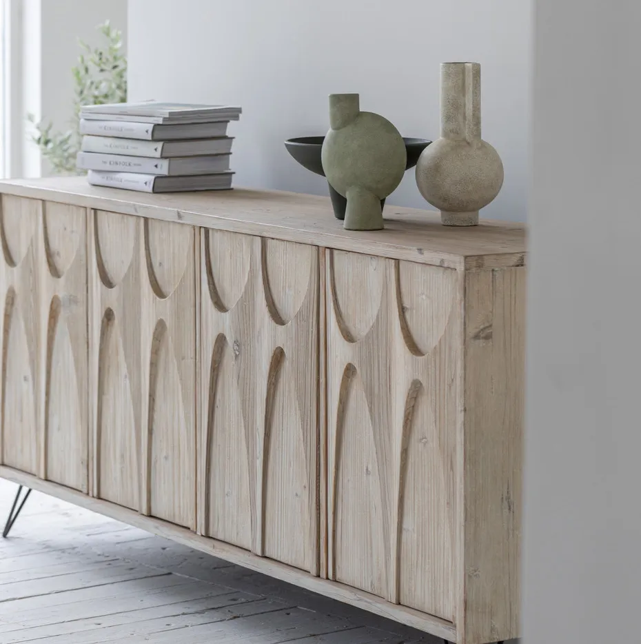 Buffet Mauléon en bois massif, vue 3 sur 6