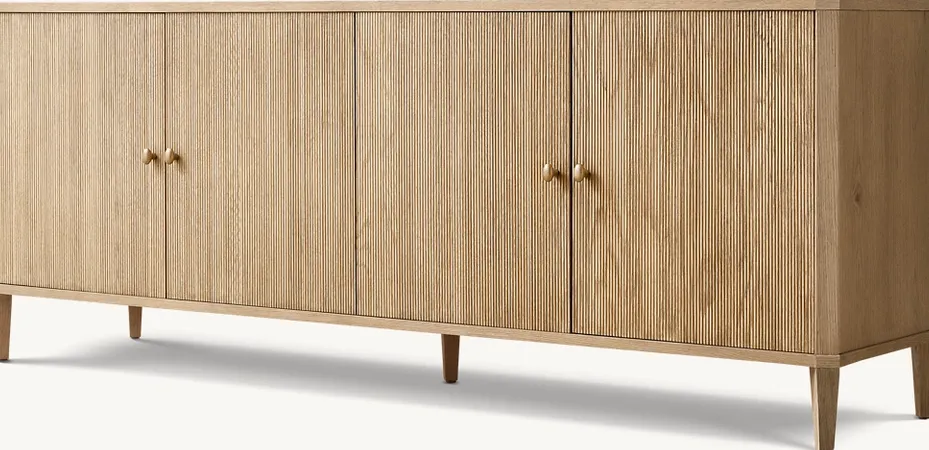 Buffet Ménerbes en bois massif, vue 3 sur 5