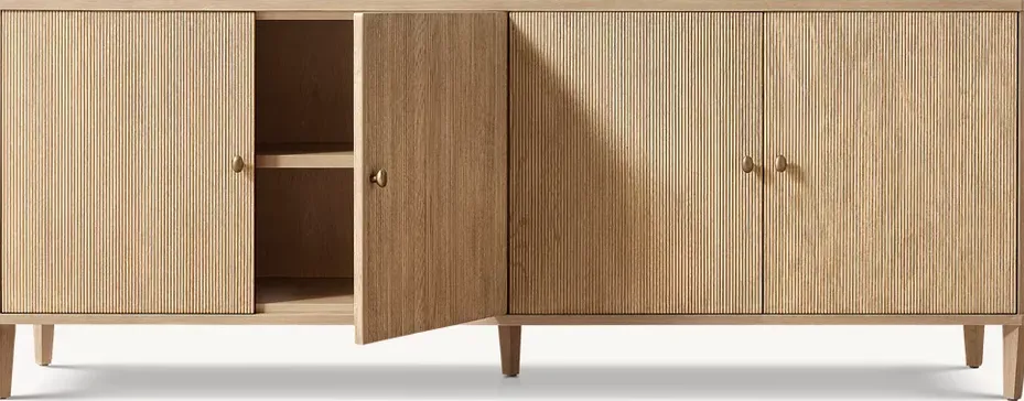 Buffet Ménerbes en bois massif, vue 4 sur 5